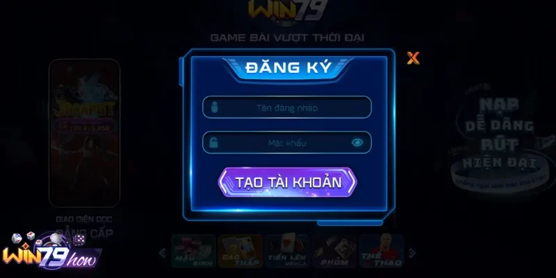 Đăng Ký Win79 | Hướng Dẫn 4 Bước Mở Tài Khoản Chuẩn Chỉnh 1 Quy trình đăng ký Win79 từ A - Z