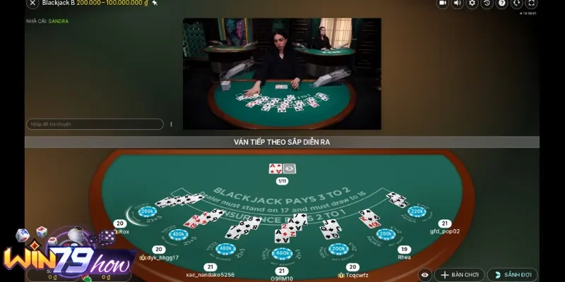 Cược Blackjack Win79 Thao Tác Đơn Giản Trả Thưởng Uy Tín 2 Blackjack có luật chơi không quá phức tạp