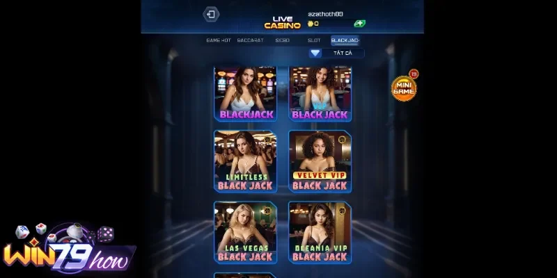 Cược Blackjack Win79 Thao Tác Đơn Giản Trả Thưởng Uy Tín 3 Cách truy cập cược Blackjack rất nhanh